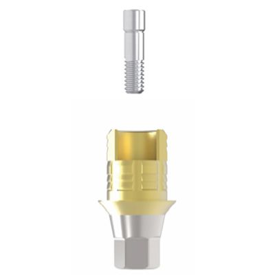 Pilar para implante cilíndrico - Sub-N. Hybrid S Ti-Base - Cowellmedi - cónico / de titanio / de circona