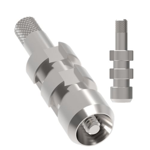 Poste de impresión de titanio - Sub. Lock Pick-up  - Cowellmedi - de acero inoxidable / multi-unit / de tornillo