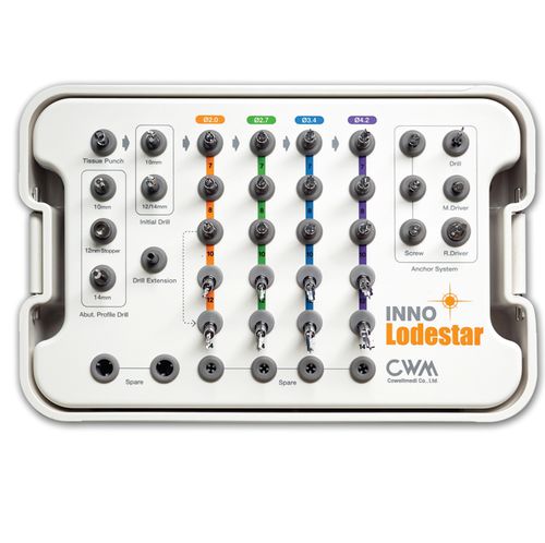 Kit de instrumentos para implantología dental - InnoFit® Lodestar   - Cowellmedi