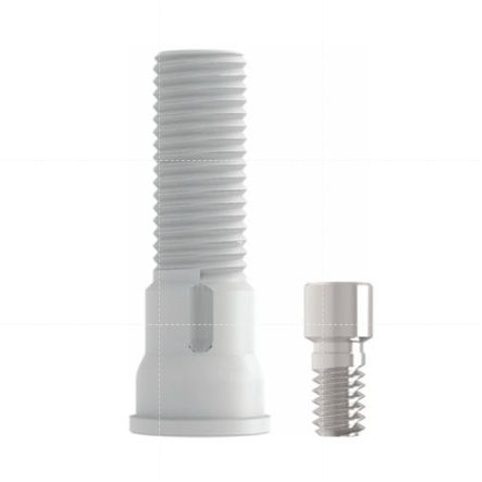 Pilar para implante cilíndrico - Sub-N. Multi Plastic UCLA Cylinder - Cowellmedi - de titanio / externo / recto