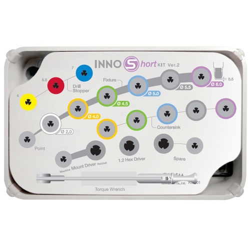 Kit de instrumentos para implantología dental - INNO Submerged Short   - Cowellmedi