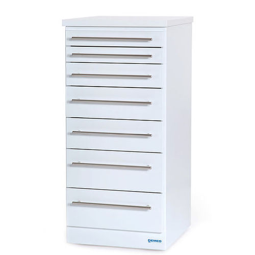 Carro médico - S series - Demed Medical Carts - para aparato / 5 cajones