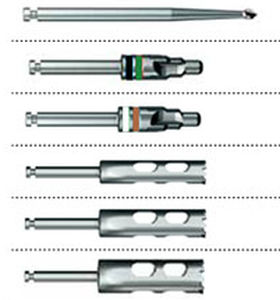 Broca de implantología dental - DDR-M001 - Dentin Implants Technologies LTD - de acero inoxidable / paralela