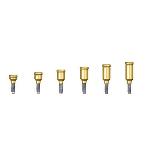 Pilar para implante interno - WCM series - Dentin Implants Technologies LTD - recto / de tornillo