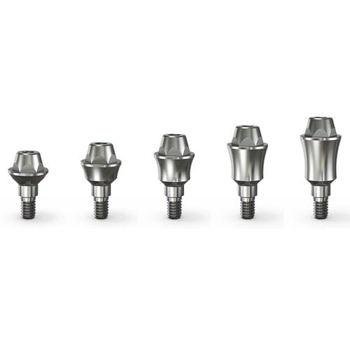 Pilar para implante de titanio - MUA series - Ditron Dental - recto / multi-unit / de tornillo