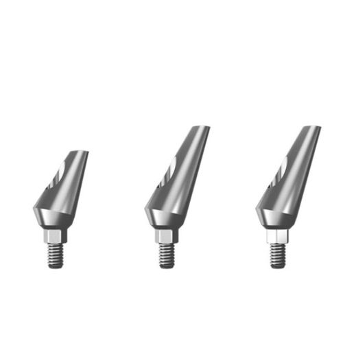 Pilar para implante de titanio - ABT series - Ditron Dental - hexágono interno / en ángulo / de tornillo