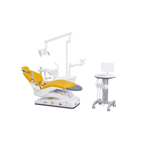 Unidad dental móvil - ZA-208Q6 - Foshan Ziann Medical Apparatus Co., Ltd - portátil / con reposacabezas flexible / con portainstrumentos