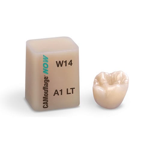 Material dental de resina - CAMouflage®NOW - Glidewell Europe - de fresado / temporal