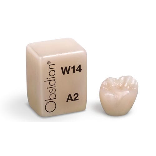 Material dental de cerámica - Obsidian® - Glidewell Europe - de fresado
