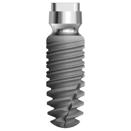 Implante dental cilíndrico - TWINKON® - Global D - de titanio / externo / cónico