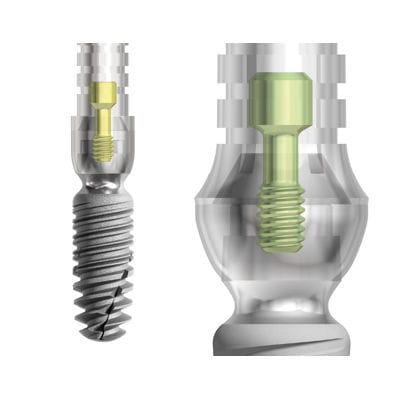 Pilar para implante cónico - TWINKON® - Global D - de titanio / externo / cónico