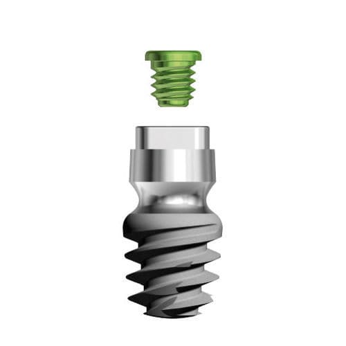 Implante dental cilíndrico - TWINKON®4 - Global D - de titanio / cónico / de tornillo