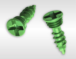 Tornillo de compresión ósea para macizo facial - CARCITEK  - Global D - metálico / bloqueado