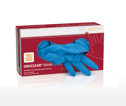 Guante de nitrilo - OROCLEAN® - Hygiene360 AG - de reconocimiento / de laboratorio / sin polvo
