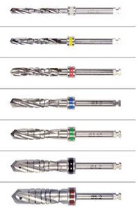 Broca de implantología dental - NM-Dxxxx series - Noris Medical Ltd. - de acero inoxidable
