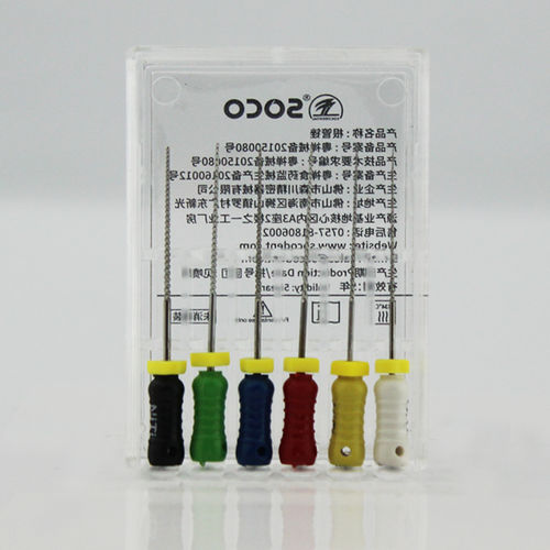 Lima dental rotativa - SCF - SOCO Precision Instrument Co., Ltd. - para tratamiento endodóntico / NiTi