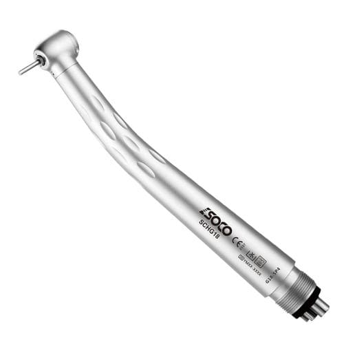 Turbina para odontología - SCHG18  - SOCO Precision Instrument Co., Ltd. - de aire / con pulsador / con caño triple externo