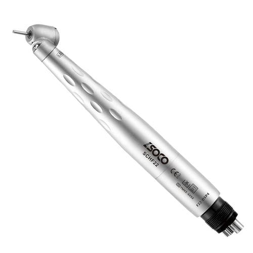 Turbina para odontología - SCHF22 - SOCO Precision Instrument Co., Ltd. - de aire / 45° / con pulsador