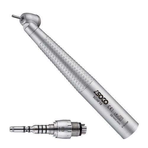 Contraángulo para odontología - SCHF19 - SOCO Precision Instrument Co., Ltd. - de aire / 45° / con luz LED