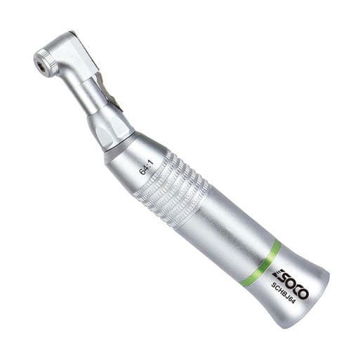 Contraángulo para odontología - SCHBJ64 - SOCO Precision Instrument Co., Ltd. - de aire / reductor / con pulsador