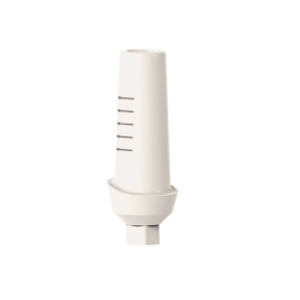 Pilar para implante de PEEK - 7200011 - TAV Dental Ltd. - hexágono interno / recto / temporal