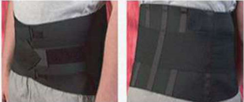 Faja de sujeción lumbar - Barrier Technologies - para adulto / semirrígida / M