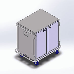 Carro de esterilización - SCCC02 - Case Medical - médico / para dispositivos médicos / de almacenamiento
