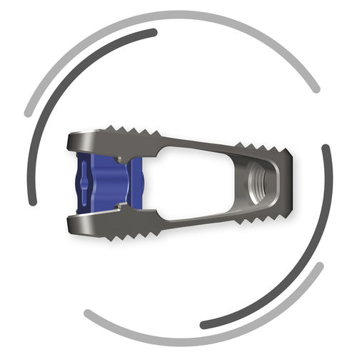 Caja intersomática lumbar - VERTACONNECT - Signus Medical - vía transforaminal / de titanio / extensible