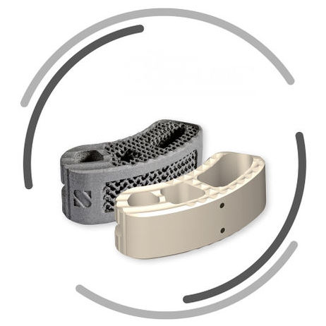 Caja intersomática lumbar - MOBIS II - Signus Medical - vía transforaminal / de titanio / de PEEK