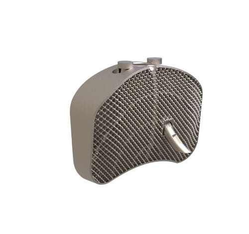 Caja intersomática lumbar - Alicudi-J ALIF  - Tsunami Medical - vía anterior / de titanio