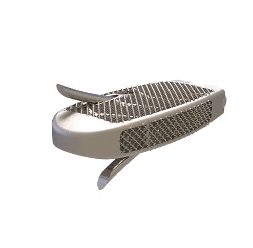 Caja intersomática lumbar - Stromboli-J DLIF - Tsunami Medical - vía lateral / de titanio