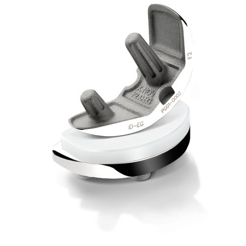 Prótesis de rodilla unicompartimental - KAPS® - X-NOV Medical Technology - de platillo fijo