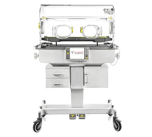 Incubadora neonatal con ruedas - PG NEST - Progetti S.r.l. - de altura variable / Trendelenburg / con monitor