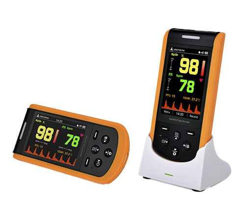 Pulsioxímetro portátil de mano - PG SP-20 - Progetti S.r.l. - compacto / médico / alimentado por batería