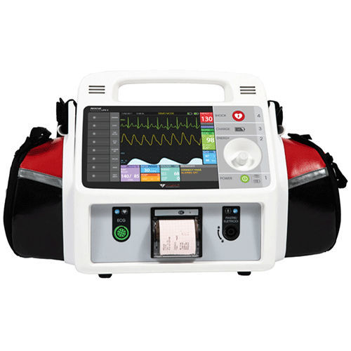 Desfibrilador externo automático - Rescue Life 9 - Progetti S.r.l. - manual / con monitor de ECG / con monitor multiparamétrico
