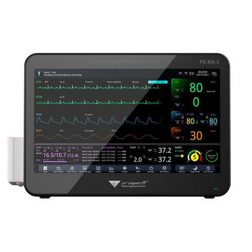 Monitor de constantes vitales modular - PG RIA 3 - Progetti S.r.l. - compacto / ECG / RESP