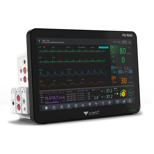 Monitor de constantes vitales modular - PG RIA 5 - Progetti S.r.l. - ECG / RESP / SpO2