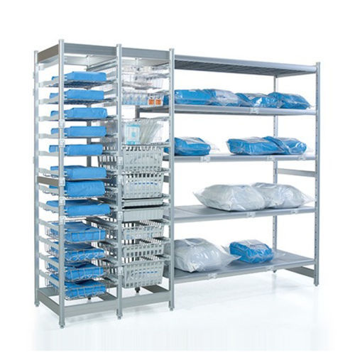 Scaffalatura di stoccaggio de esterilización - UBEFLEX - Owens & Minor - modular / de aluminio
