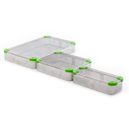 Tapa para bandejas de instrumental - STERI-TOP - Owens & Minor - de acero inoxidable / de silicona