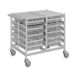 Carro médico - 1064838 - ScanModul® - de uso general / para transporte / con estante