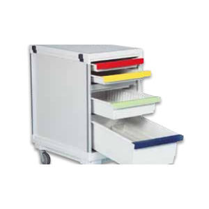 Asidero de carro médico - type a/D - ScanModul® - de acero inoxidable