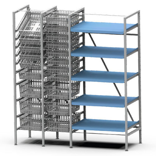 Rejilla para almacenamiento - ScanMo&trade; - ScanModul® - modular / con estantes / con cestas