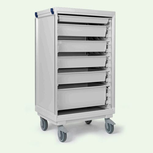 Carro médico - B-M090 - ScanModul® - de hospital / de uso general / con bandejas