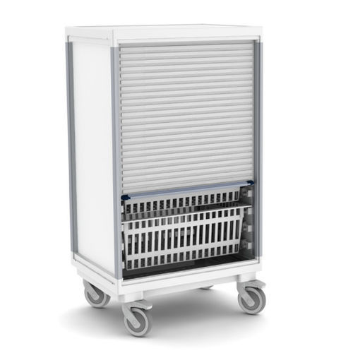 Carro médico - 40652100D  - ScanModul® - con puerta corredera / con canasta / con 1 puerta