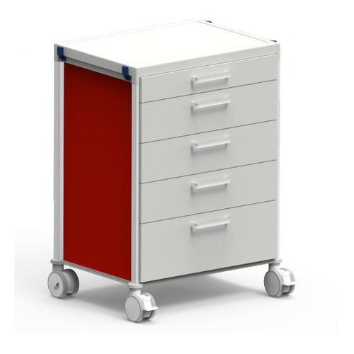 Carro de hospital - BM075 - ScanModul® - 5 cajones