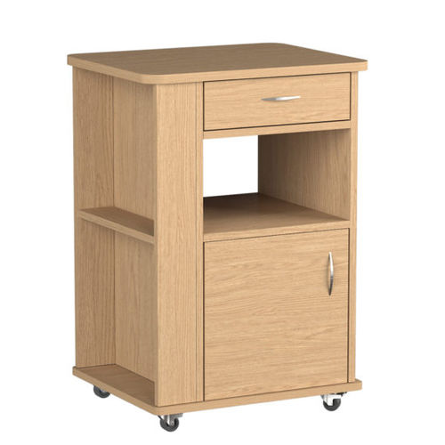 Mesa de cabecera con ruedas - VIRGO - Reha-Bed - con armario / con cajones