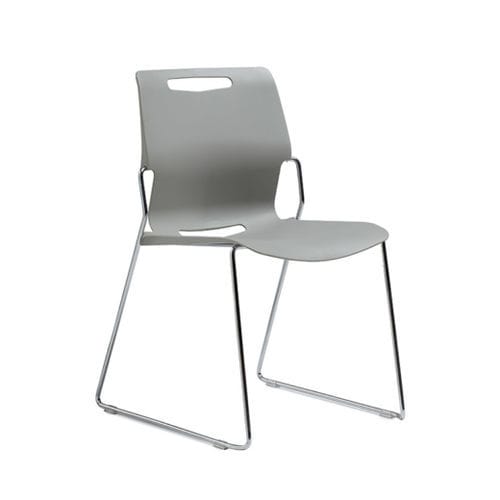Taburete de comedor - TOUCH - Pineapple - con respaldo / con reposapiés / gris