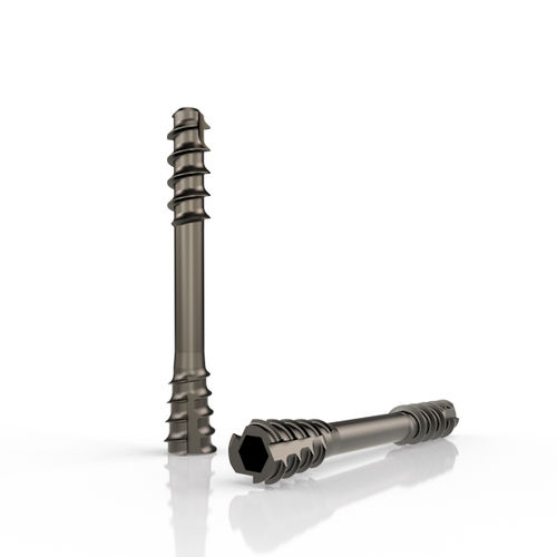 Tornillo de compresión ósea para mano - 0831series - South America Implants - canulado / sin cabeza / metálico