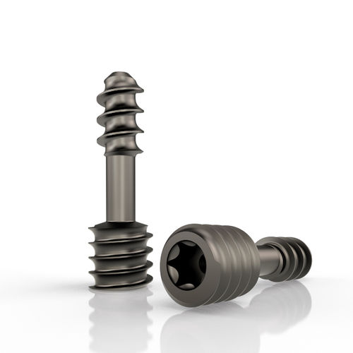 Tornillo de compresión ósea para pie - 1666 series - South America Implants - canulado / sin cabeza / metálico