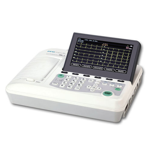 Electrocardiógrafo para diagnóstico en reposo - PRMECG-6 - Trimpeks Healthcare - 6 canales / digital / con impresora